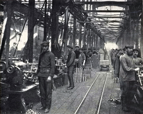 The shell-shop of the Putilov works, St Petersburg 1903